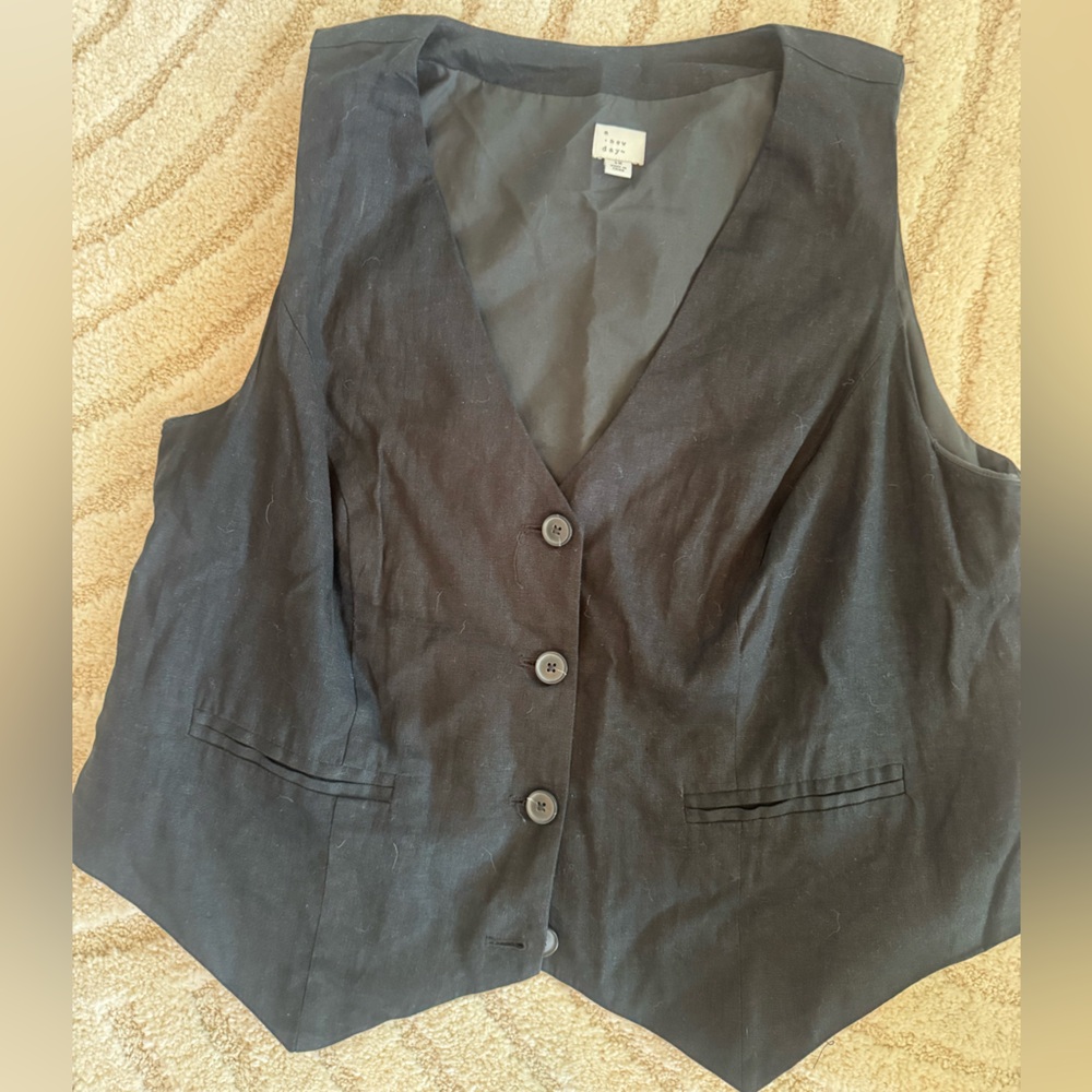 A New Day Black Vest